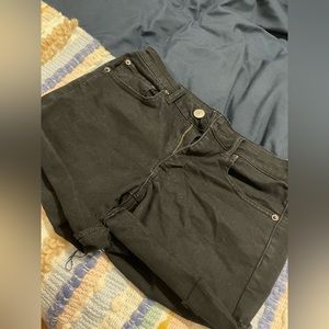 Black american eagle shorts